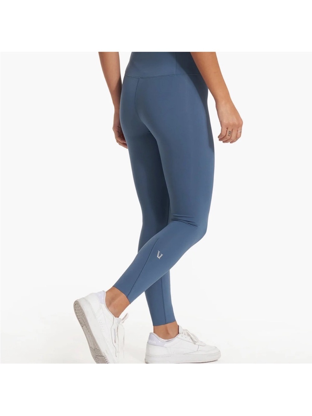VUORI Studio Pocket High-Rise Performance Leggings Light Azure Blue Size Medium - Picture 3 of 8